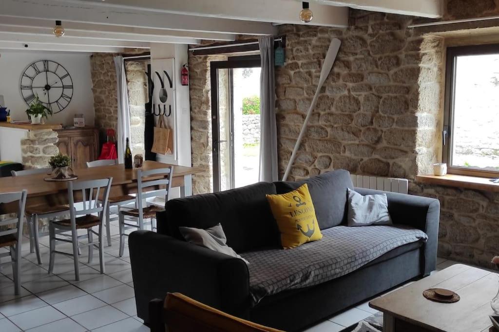 Maison De Pecheur Bord De Mer Bois Et Pierre 6-8 Pers Plobannalec Buitenkant foto
