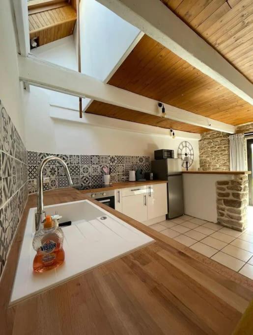 Maison De Pecheur Bord De Mer Bois Et Pierre 6-8 Pers Plobannalec Buitenkant foto