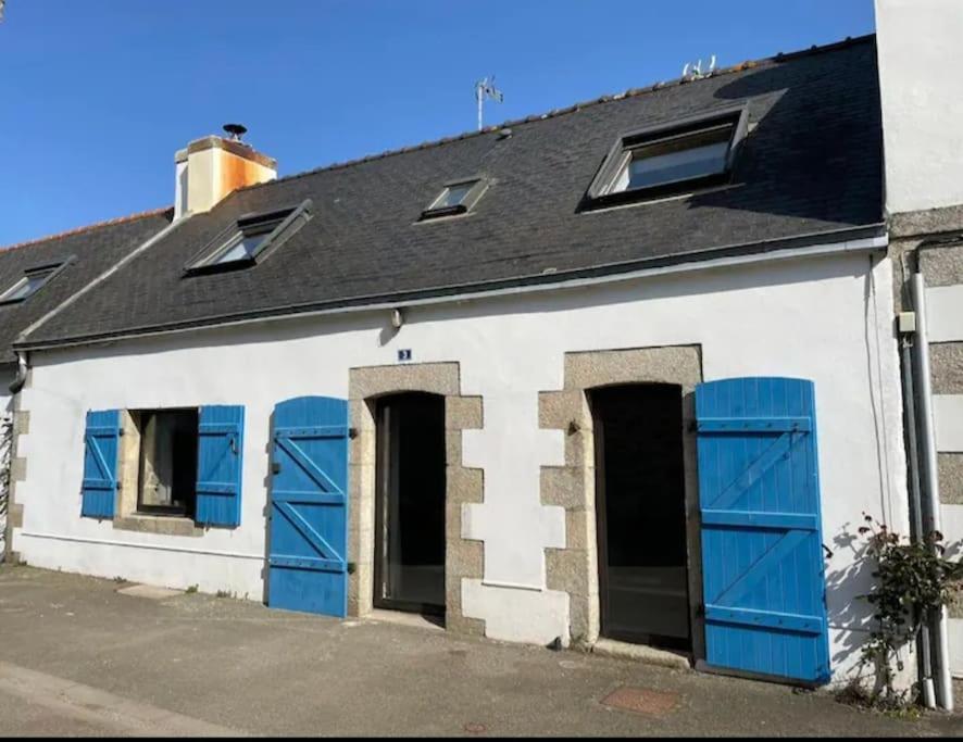 Maison De Pecheur Bord De Mer Bois Et Pierre 6-8 Pers Plobannalec Buitenkant foto