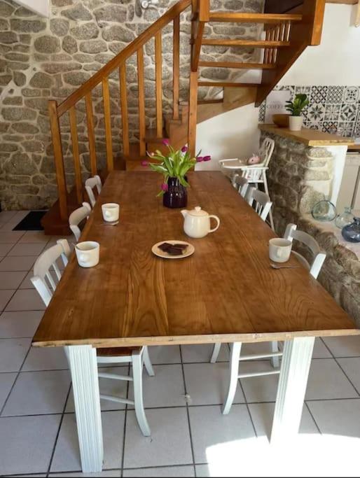 Maison De Pecheur Bord De Mer Bois Et Pierre 6-8 Pers Plobannalec Buitenkant foto