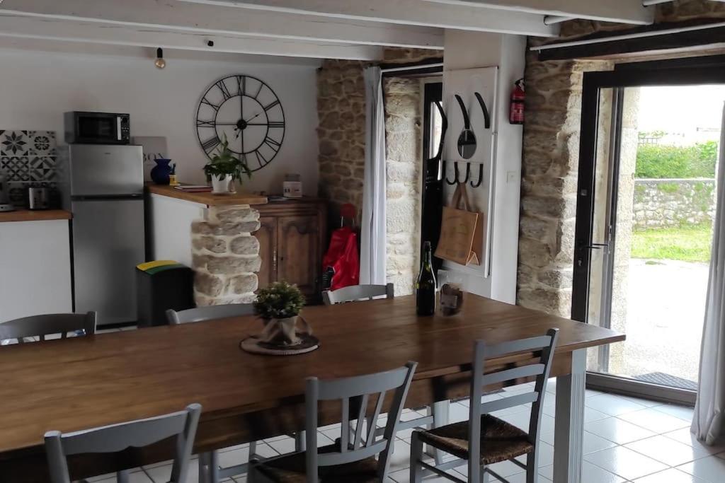 Maison De Pecheur Bord De Mer Bois Et Pierre 6-8 Pers Plobannalec Buitenkant foto