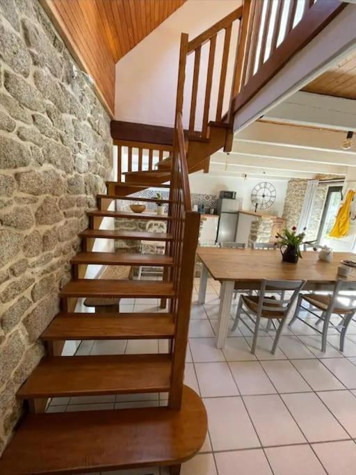 Maison De Pecheur Bord De Mer Bois Et Pierre 6-8 Pers Plobannalec Buitenkant foto