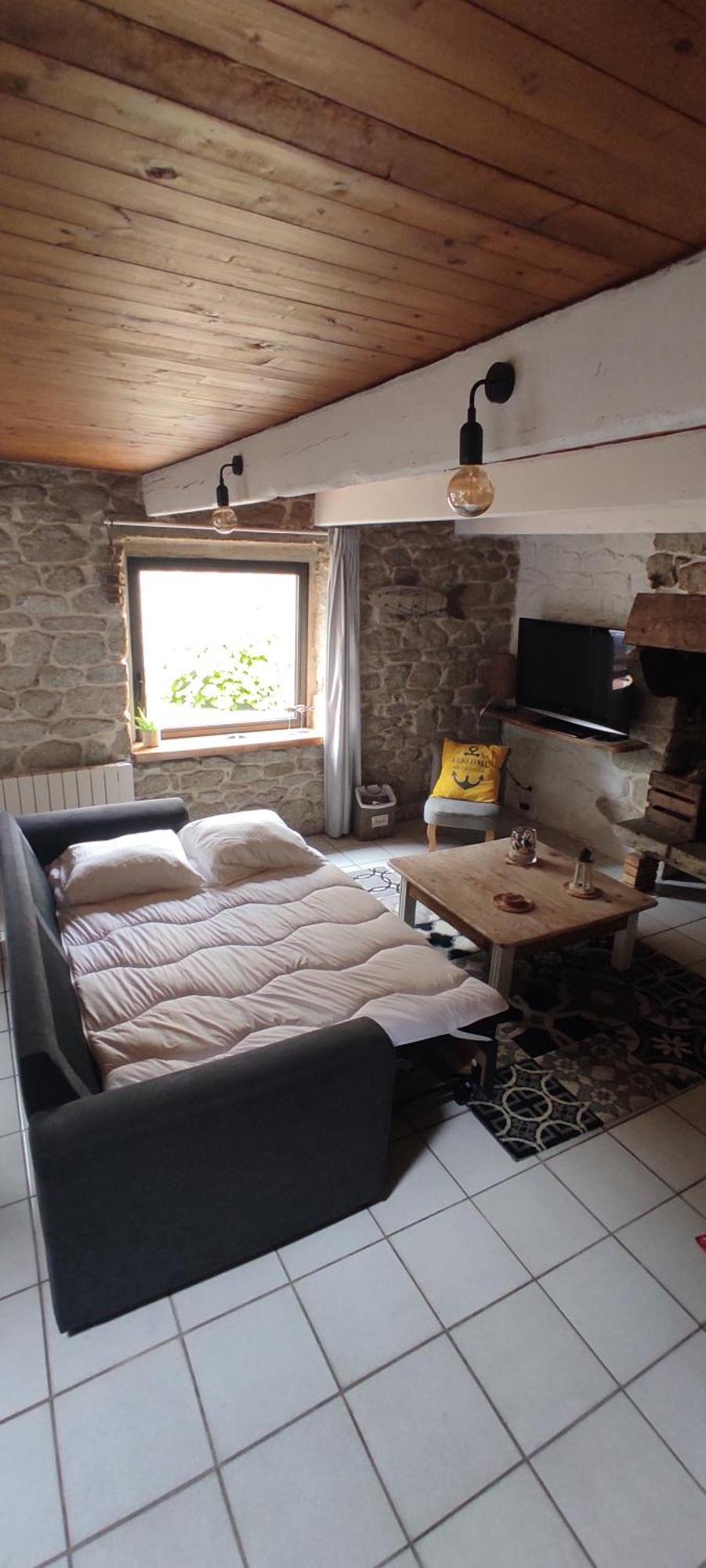 Maison De Pecheur Bord De Mer Bois Et Pierre 6-8 Pers Plobannalec Buitenkant foto